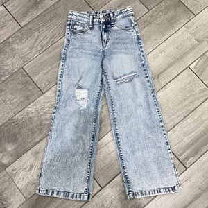 Art Studio Girls Youth size 8 wide legged cropped jeans